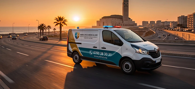Ambulance à Casablanca